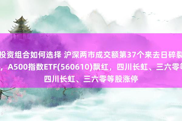 投资组合如何选择 沪深两市成交额第37个来去日碎裂1万亿元，A500指数ETF(560610)飘红，四川长虹、三六零等股涨停