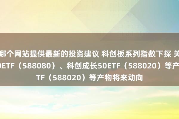 哪个网站提供最新的投资建议 科创板系列指数下探 关怀科创板50ETF（588080）、科创成长50ETF（588020）等产物将来动向