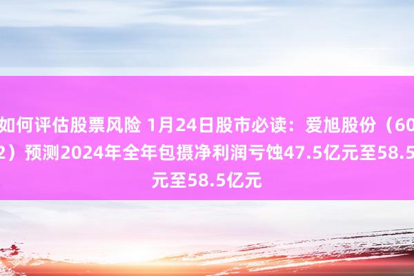 如何评估股票风险 1月24日股市必读：爱旭股份（600732）预测2024年全年包摄净利润亏蚀47.5亿元至58.5亿元