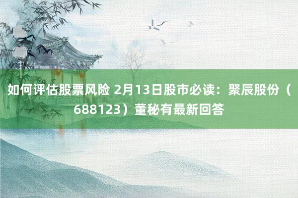 如何评估股票风险 2月13日股市必读：聚辰股份（688123）董秘有最新回答