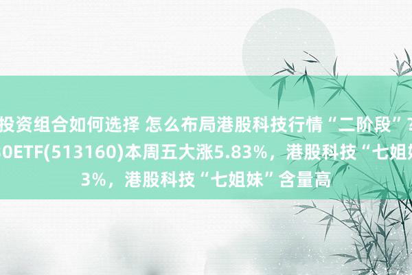 投资组合如何选择 怎么布局港股科技行情“二阶段”？港股科技30ETF(513160)本周五大涨5.83%，港股科技“七姐妹”含量高