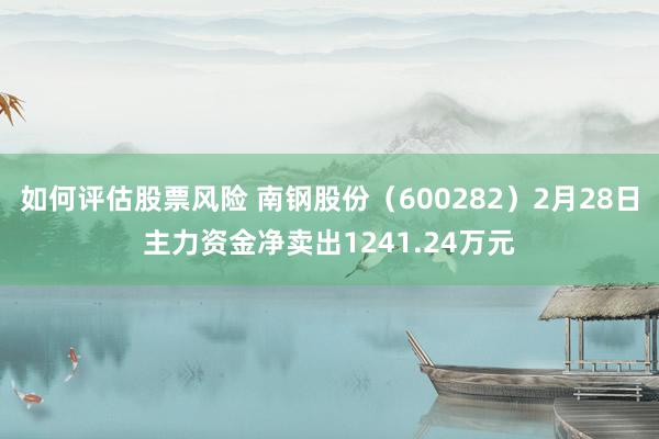 如何评估股票风险 南钢股份（600282）2月28日主力资金净卖出1241.24万元