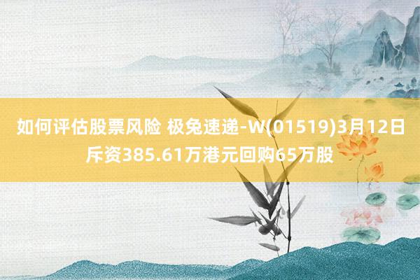 如何评估股票风险 极兔速递-W(01519)3月12日斥资385.61万港元回购65万股